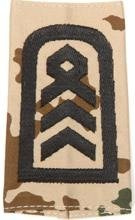 GERMAN ARMY TROPICAL CAMO/BLACK SHOULDER LOOPS ´OBERSTABSFELDWEBEL´