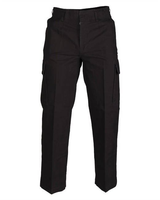 Black PREWASH MOLESKIN PANTS