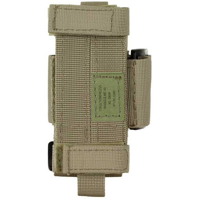 Adjustable mobile phone pouch/case/holder with "MOLLE" system - HDT camouflage - MFH