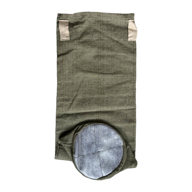 TEXTILE PROTECTIVE COVER BAG TYPE MILITARY OPTICS - OLIVE GREEN - MILITARY SURPLUS ROMANIAN ARMY - IN GOOD CONDITION