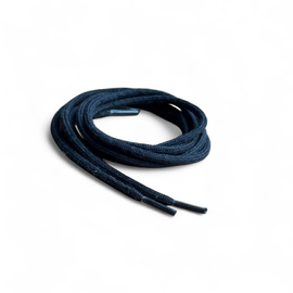 Pair of Shoe Laces - Round - AURA S.A. - 60 cm - Romanian Army Military Surplus - Black - In Good Condition