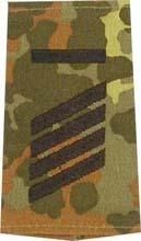 GERMAN ARMY FLECKTARN CAMO/BLACK SHOULDER LOOPS ´STABSGEFREITER UA´