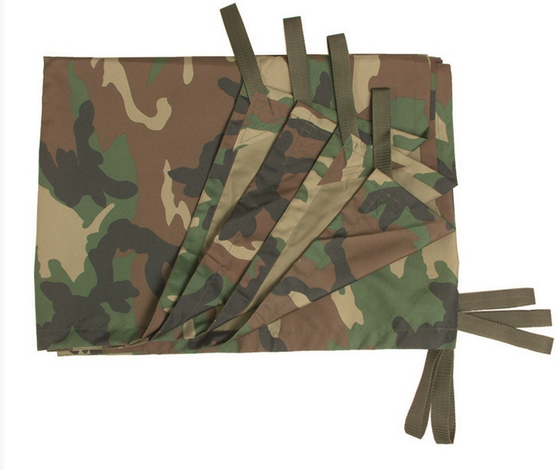 POLIÉSZTER PONYVA AKASZTÓHUROKKAL - 300 x 220 CM - Mil-Tec® - WOODLAND