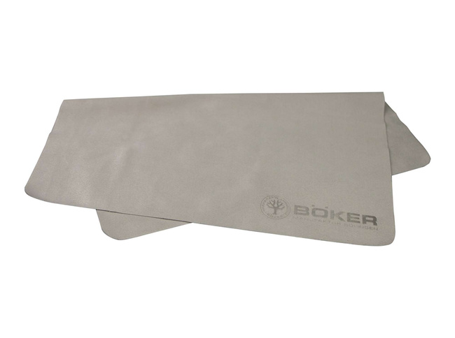 Nickel-Plated Emblem Set II - 9 mm - Boker - With Microfiber Cloth