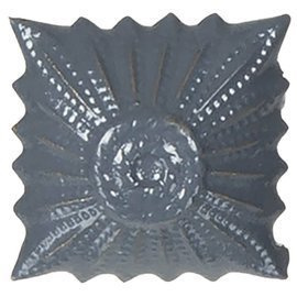 METAL BADGE "RANK STAR" - GREY - LIKE NEW