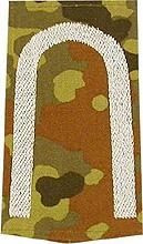 EMBLÉMA - GERMAN ARMY FLECKTARN CAMO/SILVER SHOULDER LOOPS ´UNTEROFFIZIER´
