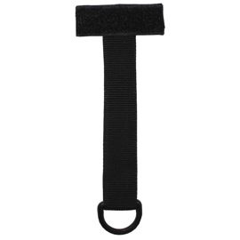 Key chain, ring, trinket, "Tactical III", length 13 cm, black