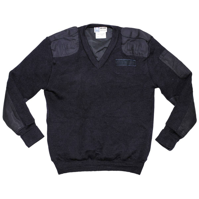 ANGOL PULÓVER - RENDŐR - KÉK - BÉLES - HASZNÁLT