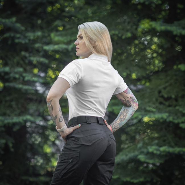 NŐI TAKTIKAI PÓLÓ - POLO-SHIRT 65/35 LADY - FEHÉR - M-TAC