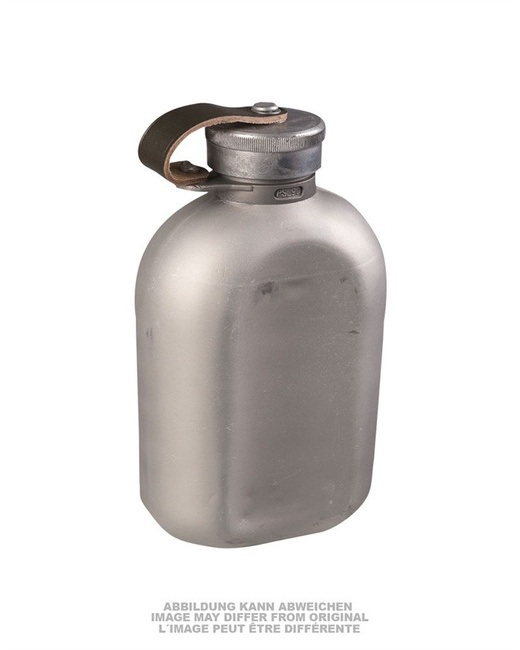 German od alu canteen with cover camo used
