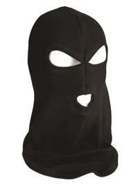 PAMUT BALACLAVA - 3 LYUK - Mil-Tec® - FEKETE