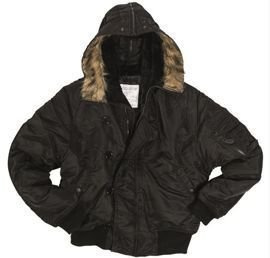 US Black N2B BASIC FLIGHT JACKET