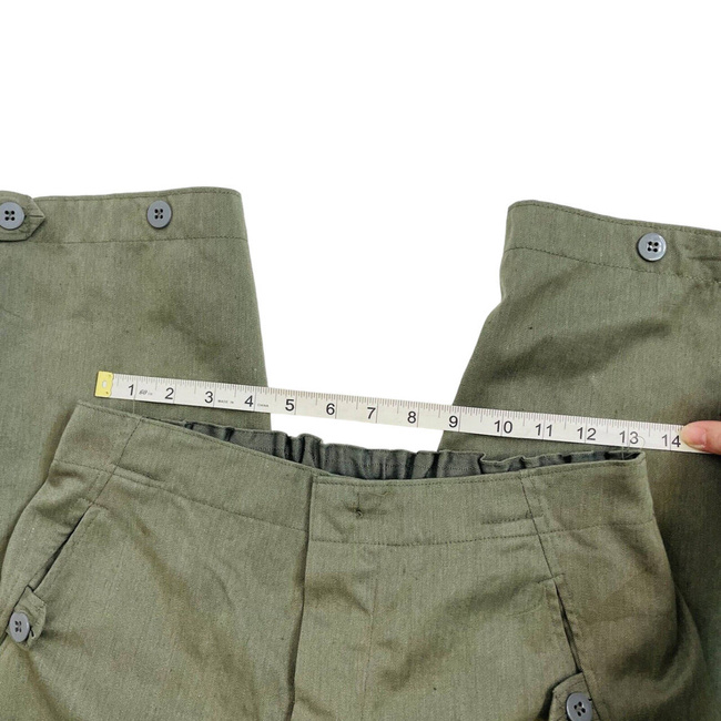 VINTAGE MDL M44 CARGO MUNKANADRÁG - 80-AS ÉVEK - UNISEX - 27" - OD ZÖLD - MILITARY SURPLUS NÉMET HADSEREG