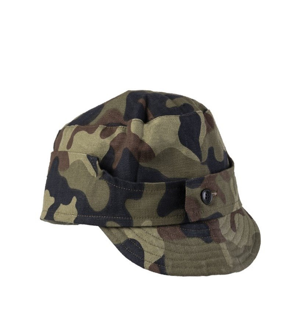 CAMOUFLAGE MOSAIC CAP, 1990S - ROMANIAN ARMY SURPLUS