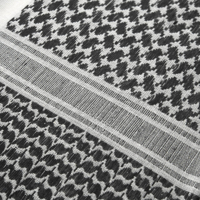 SHEMAGH SÁL - FEHÉR/FEKETE - M-TAC