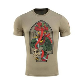 T-SHIRT MOTANKA - TAN - M-TAC