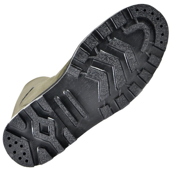 FRENCH OD CANVAS COM. BOOTS W. BUCKLE