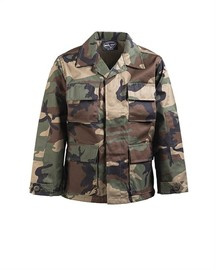 BDU KABÁT AMERIKAI HADSEREG STÍLUSBAN - GYEREKEKNEK - Mil-Tec® - WOODLAND