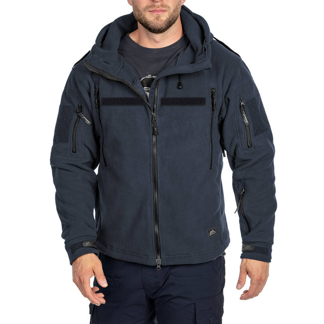 WINTER FLEECE JACKET - PATRIOT - HELIKON TEX - NAVY BLUE - WITHOUT EMBLEMS - JANDARMERY/ANP/FIREBRIGADE