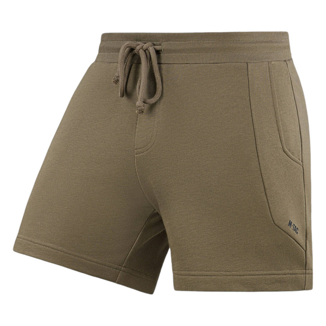 RÖVIDNADRÁG SPORT FIT COTTON - DARK OLIVE - M-TAC