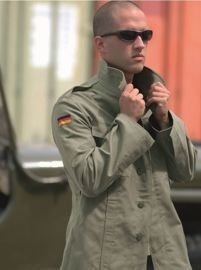 Német régi stílusú, vakondprém Field dzseki, OD