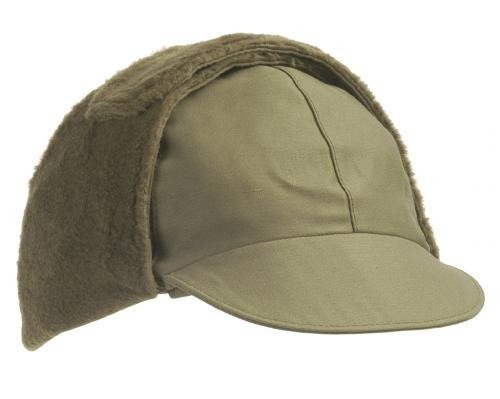 WINTER CAP GENUINE GERMAN ARMY OLIVE