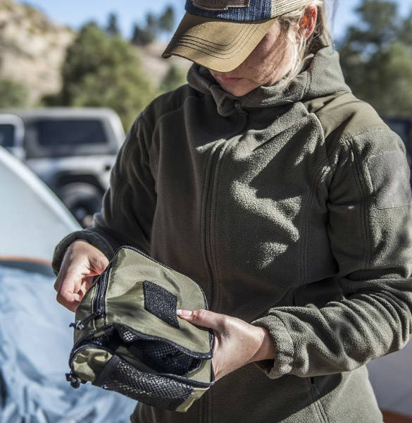 UTAZÓTÉRLETTÁSKA - NARANCSSZÍN/FEKETE - HELIKON