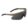 Swiss Eye Raptor goggles with 3 replacement lenses (tinted, clear and orange) - Coyote