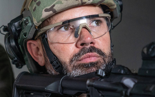 BALLISTIC SUNGLASSES - SABER ADVANCED - WILEY X - GREY/CLEAR/LIGHT RUST - Frame Matte Tan 