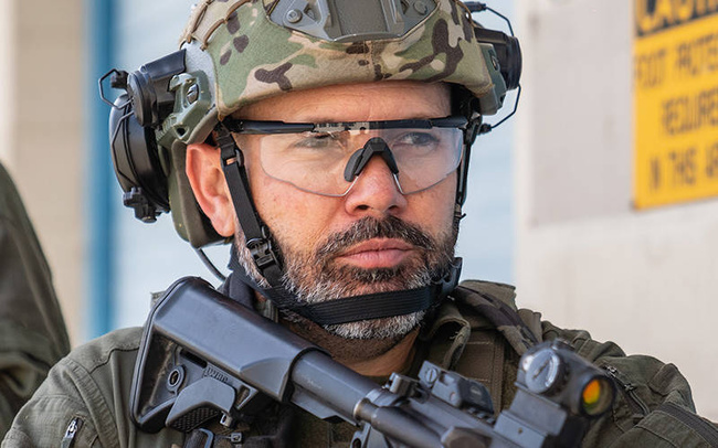 BALLISTIC SUNGLASSES - SABER  ADVANCED - WILEY X - CLEAR