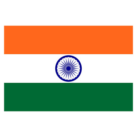 ZÁSZLÓ - 90 x 150 CM - INDIA - ÚJ