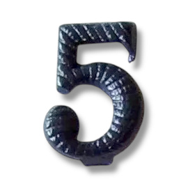 Fém Szám - 5 - Sötétkék - Magyar Hadsereg Katonai Surplus - Mint új