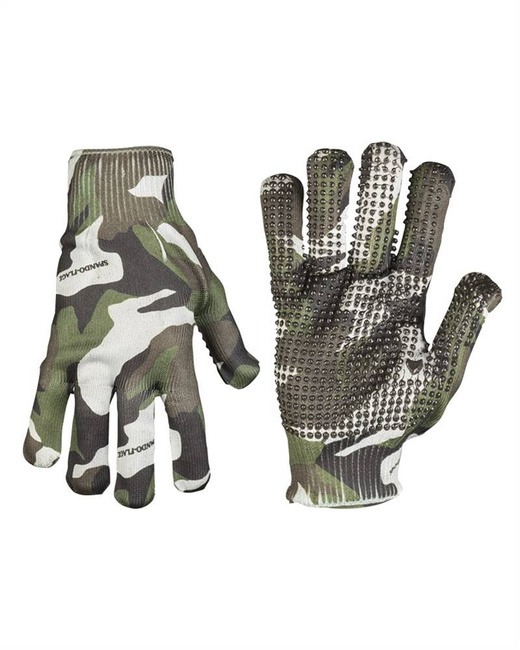 US Woodland SPANDOFLAGE® GRIPPER GLOVES