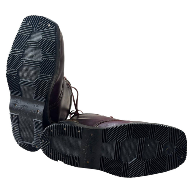 KATONAI BŐR CSIZMA - HEGYI VADÁSZOK - KATONAI TÖBBLET RÓMAI HADSEREG - SÖKEVÖRÖS - MINT ÚJ