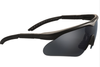 Swiss Eye® Raptor védőszemüveg 3 csere lencsével (színezett, tiszta és narancssárga) - Fekete színű