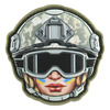 JELVÉNY 3D EMOJI NR. 49 PVC - OLIVE - M-TAC