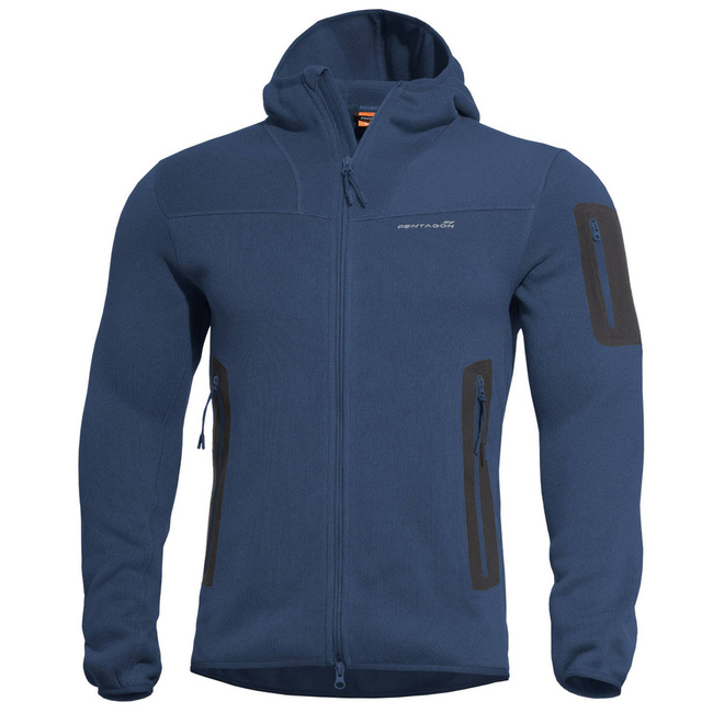 FLEECE KAPUCNIS PULÓVER CIPZÁRRAL - "FALCON PRO" - PENTAGON® - Kék RAF