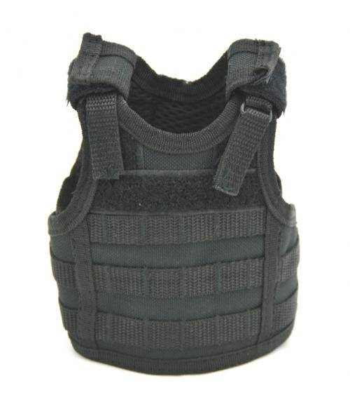 MINI SECURITY VEST "BEER" - BLACK