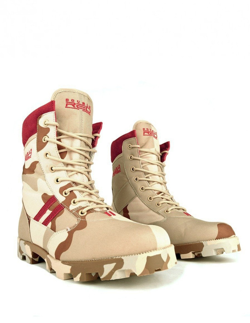 Boots Red - Jungle Desert Camo