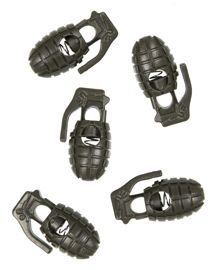 FÉM RUGÓS ZSINÓRDUGÓ - "PINEAPPLE" - 10 DARABOS KÉSZLET - Mil-Tec® - OD