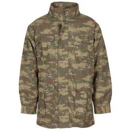 TEREP PARKA KABÁT BÉLÉSSEL - MODELL M2008 - RIP STOP - KATONAI TÖBBLET TÖRÖK HADSEREG - TEREPSZÍNŰ - HASZNÁLT - HASZNÁLT