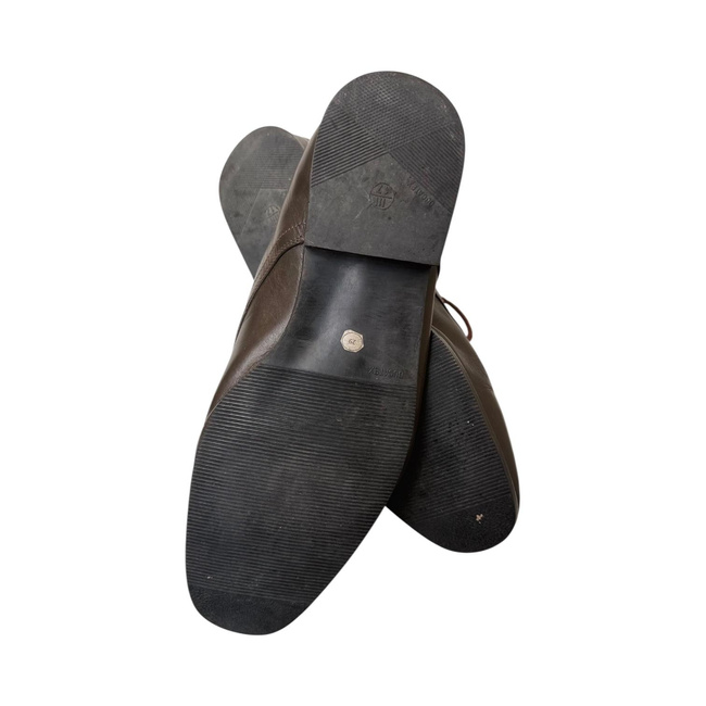 Bőrcipő - Román hadsereg katonai felesleg - Barna - Jó állapotban 