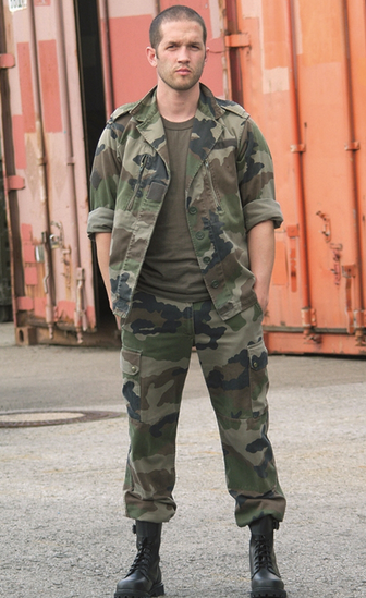 FRANCIA DZSEKI - F2 CCE - CAMO - KATONAI TÖBBLET - HASZNÁLT