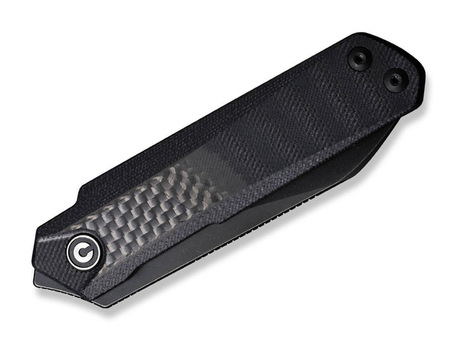 ZSEBKÉS KI-V PLUS TWILL CARBON G10 FEKETE