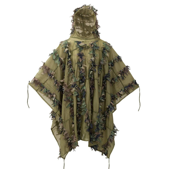 TEREPSZÍNŰ PONCSÓ - "LEAF GHILLIE®" - Helikon-Tex® - US WOODLAND