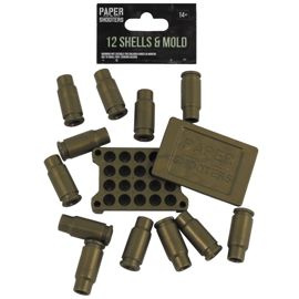 PAPER SHOOTERS, Shells, 12 pieces