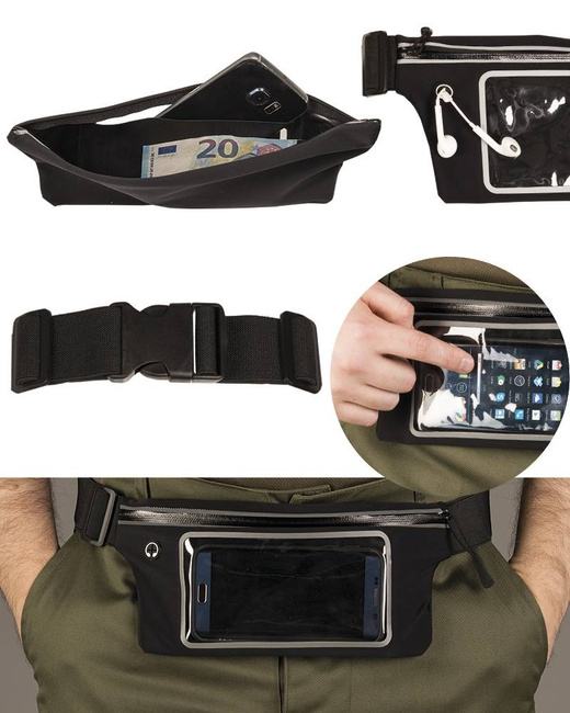 OD LYCRA® WAIST POUCH CLEAR