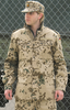 GERMAN FIELD SHIRT - 3 COLORS TROPICAL CAMO - MILITARY SURPLUS - USED