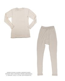 NATO UNDERWEAR SET - WHITE-CREAM - MILITARY SURPLUS - LIKE NEW