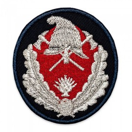 IGSU tűzoltó altiszt fémhuzal embléma (személyre szabott üzenet)